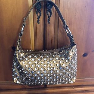 Kathy VanZealand studded handbag